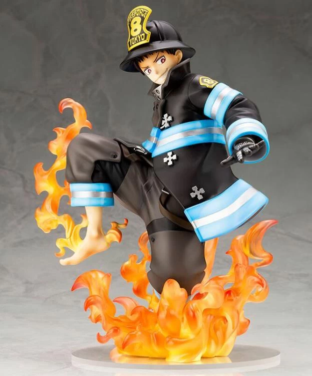 Kotobukiya 1/7 Fire Force Shinra Kusakabe ArtFX J Statue With BONUS PP743K - Image 2