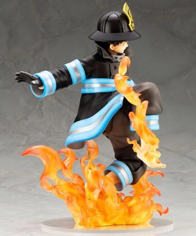 Kotobukiya 1/7 Fire Force Shinra Kusakabe ArtFX J Statue With BONUS PP743K - Image 4