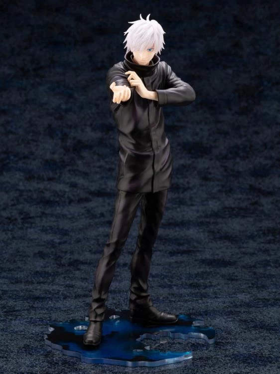Kotobukiya 1/8 Jujutsu Kaisen Gojo Satoru ArtFX J Scale Statue PP930 W/ Bonus Face