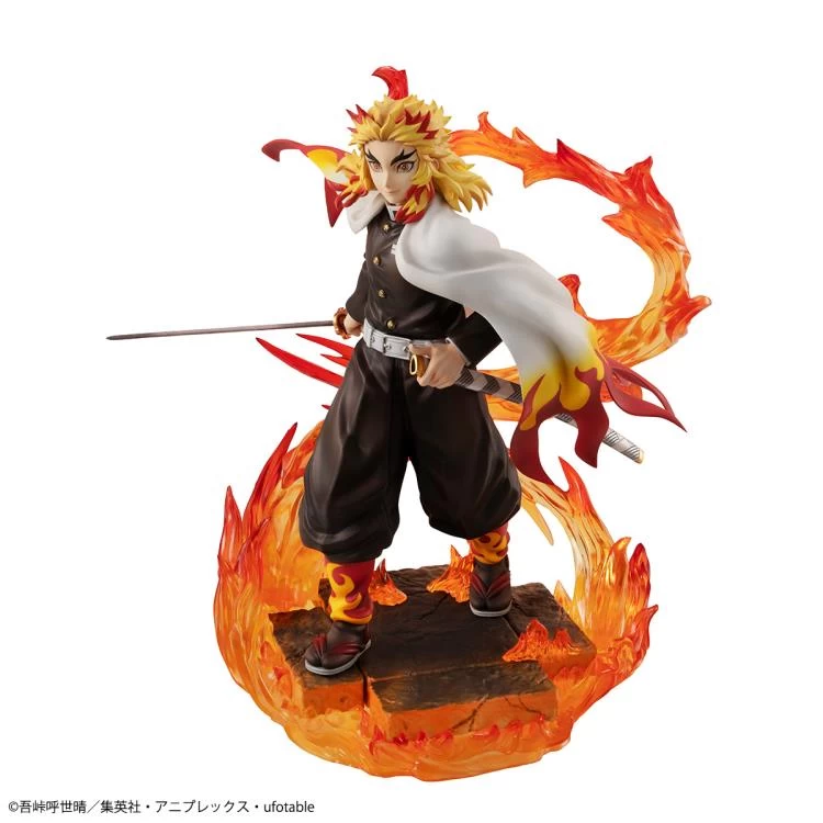Megahouse G.E.M. Demon Slayer: Kimetsu No Yaiba Kyojuro Rengoku Figure Statue - Image 2