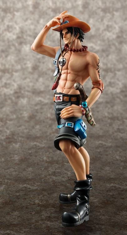 Megahouse POP Portrait Of Pirate One Piece Neo-DX Portgas D. Ace (10th Limited Ver.) Statue Figure Reissue - Image 2