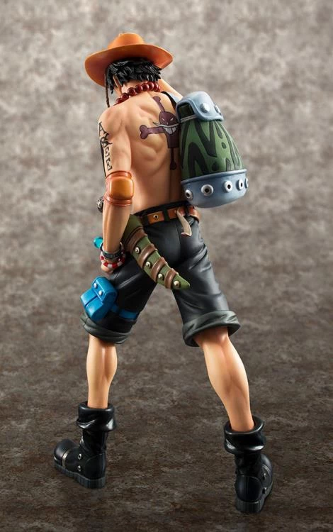 Megahouse POP Portrait Of Pirate One Piece Neo-DX Portgas D. Ace (10th Limited Ver.) Statue Figure Reissue - Image 3