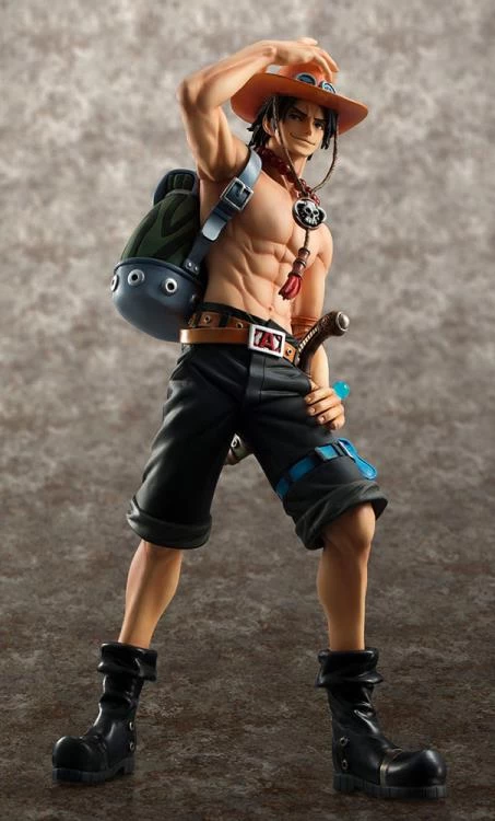 Megahouse POP Portrait Of Pirate One Piece Neo-DX Portgas D. Ace (10th Limited Ver.) Statue Figure Reissue - Image 4