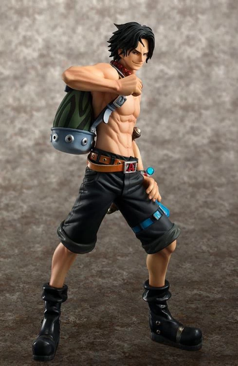 Megahouse POP Portrait Of Pirate One Piece Neo-DX Portgas D. Ace (10th Limited Ver.) Statue Figure Reissue - Image 5