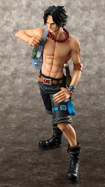 Megahouse POP Portrait Of Pirate One Piece Neo-DX Portgas D. Ace (10th Limited Ver.) Statue Figure Reissue - Image 6