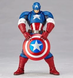 Amazing Yamaguchi Revoltech Figure Complex Captain America 2023 Reissue