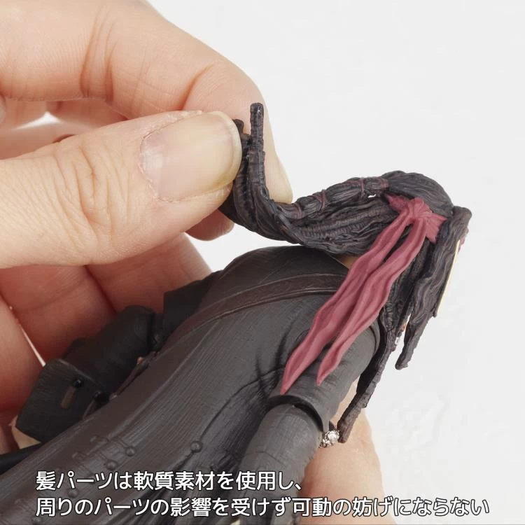 Amazing Yamaguchi Revoltech Figure Pirates Of The Caribbean Jack Sparrow (2023 Release) NR006 - Image 7