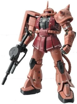 Bandai Gundam 1/144 RG #02 Gundam 0079 MS-06S Zaku II (Char Aznable's Custom) Model Kit