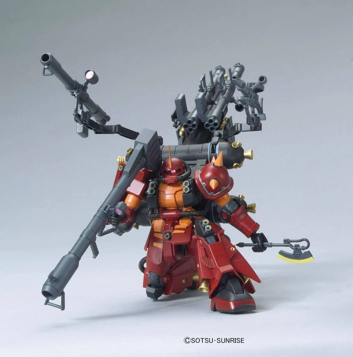 Bandai Gundam 1/144 HG Thunderbolt #09 MS-06R Zaku II High Mobility Type "Psycho Zaku" (Thunderbolt ONA Ver.) Model Kit - Image 4