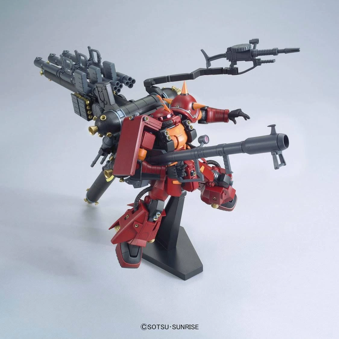 Bandai Gundam 1/144 HG Thunderbolt #09 MS-06R Zaku II High Mobility Type "Psycho Zaku" (Thunderbolt ONA Ver.) Model Kit - Image 5