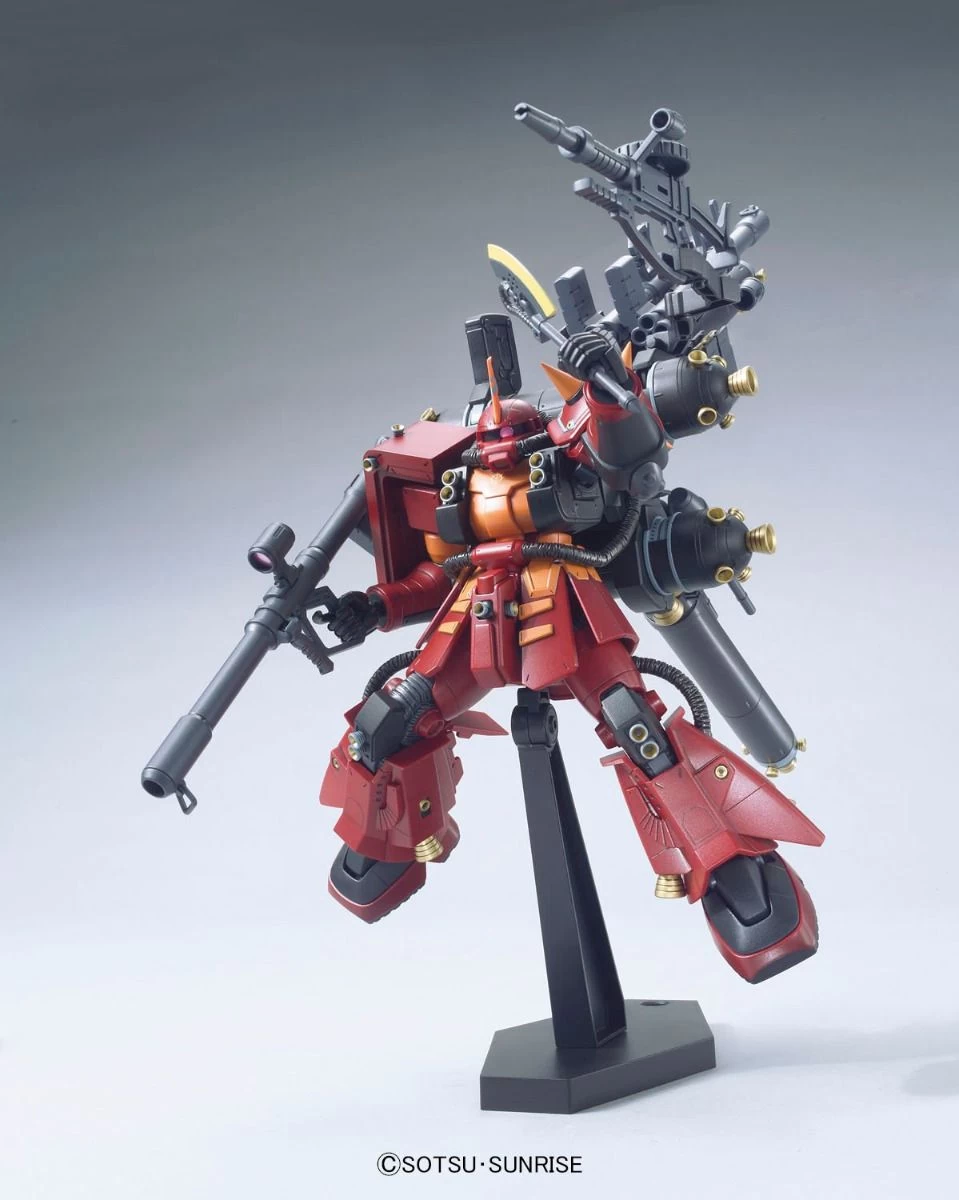 Bandai Gundam 1/144 HG Thunderbolt #09 MS-06R Zaku II High Mobility Type "Psycho Zaku" (Thunderbolt ONA Ver.) Model Kit - Image 6