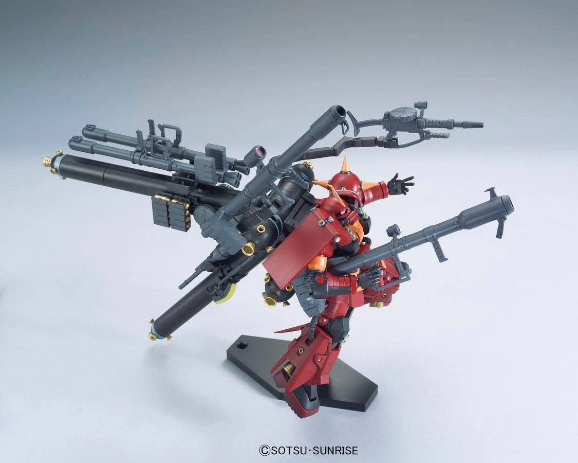 Bandai Gundam 1/144 HG Thunderbolt #09 MS-06R Zaku II High Mobility Type "Psycho Zaku" (Thunderbolt ONA Ver.) Model Kit - Image 7
