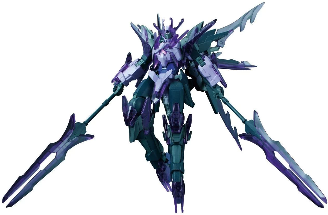 Bandai Gundam 1/144 HGBF #050 GN-0000 Transient Gundam Glacier Mobile Suit - Image 7
