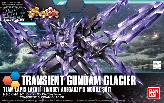 Bandai Gundam 1/144 HGBF #050 GN-0000 Transient Gundam Glacier Mobile Suit - Image 8