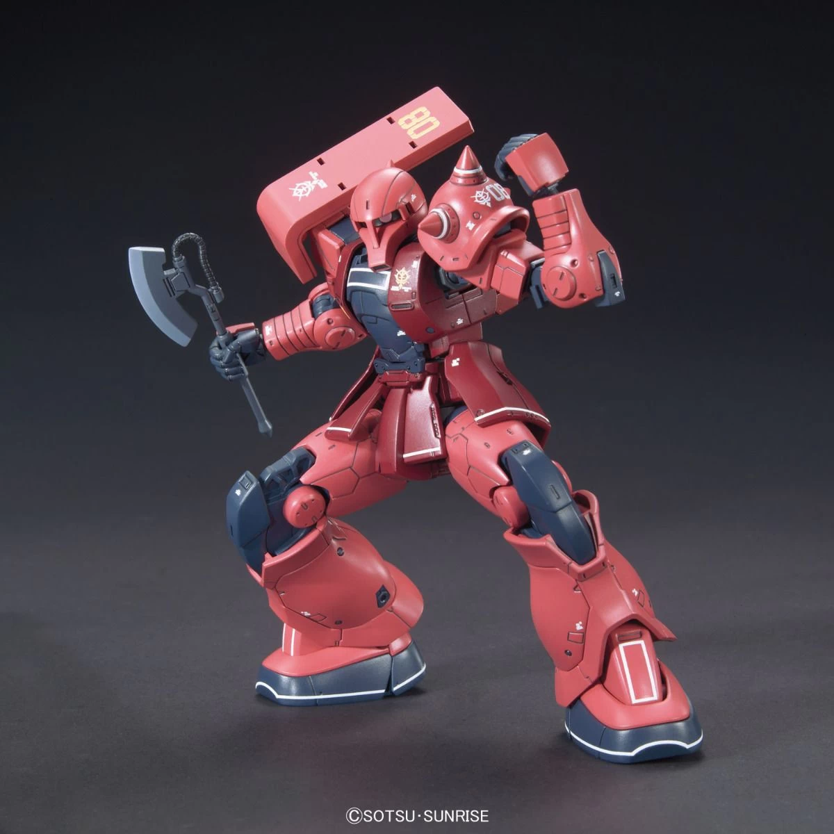 Bandai Gundam 1/144 HG The Origin #13 MS-05S Char Aznable Zaku I Model Kit - Image 3