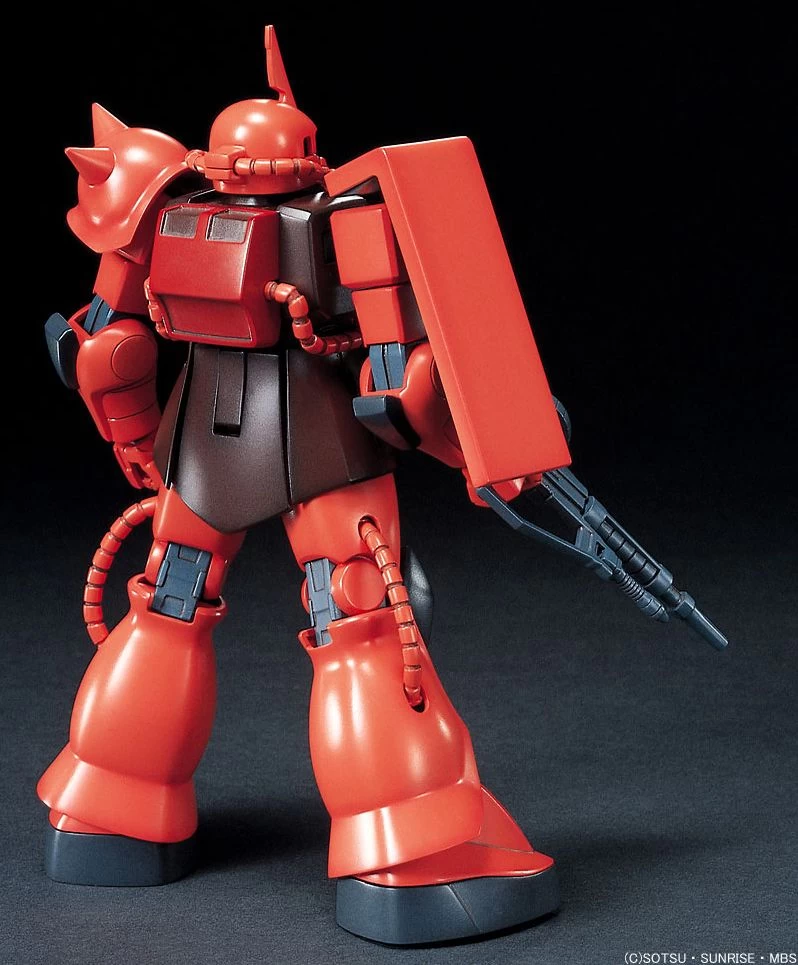 Bandai Gundam 1/144 HGUC #032 Gundam 0079 MS-06S Zaku II Char Custom Model Kit - Image 2