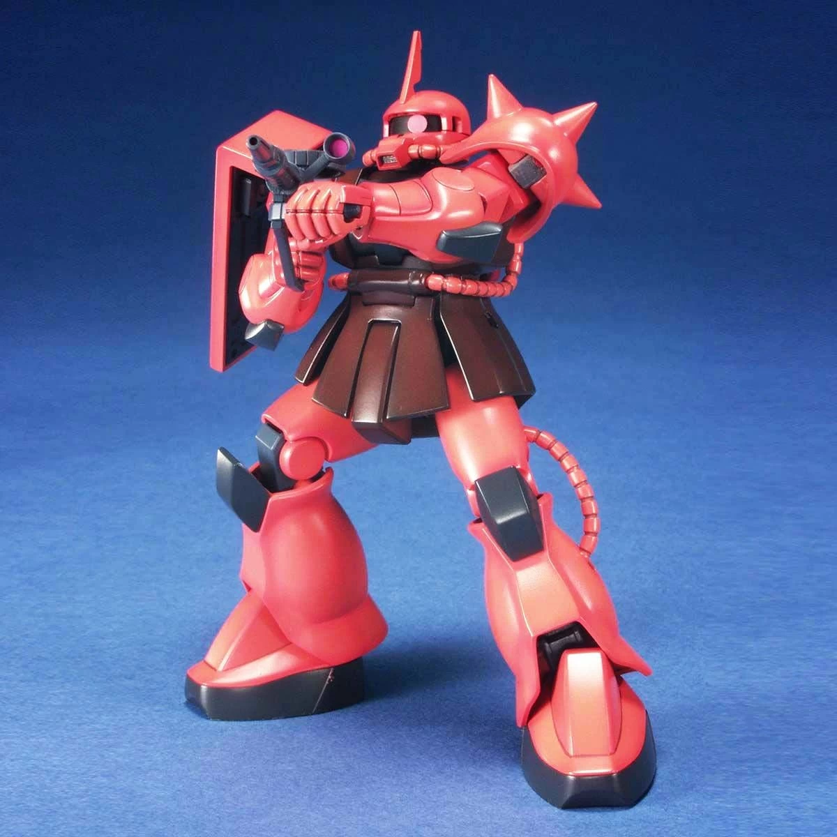 Bandai Gundam 1/144 HGUC #032 Gundam 0079 MS-06S Zaku II Char Custom Model Kit - Image 3