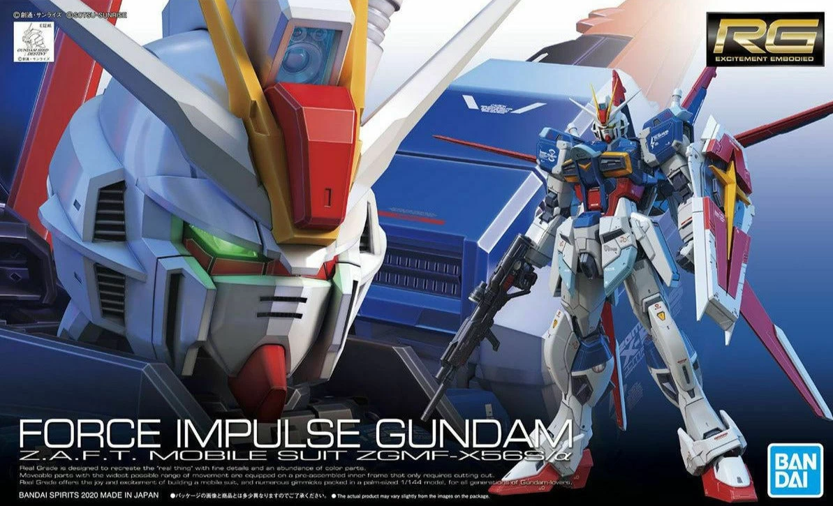 Bandai Gundam 1/144 RG #33 Seed Destiny ZGMF-X56S/a Force Impulse Gundam Model Kit - Image 14