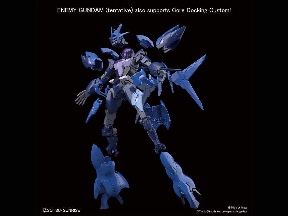 Bandai Gundam 1/144 HGBD:R #022 AGP-X1/E3 Alus Earthree Gundam Model Kit - Image 3
