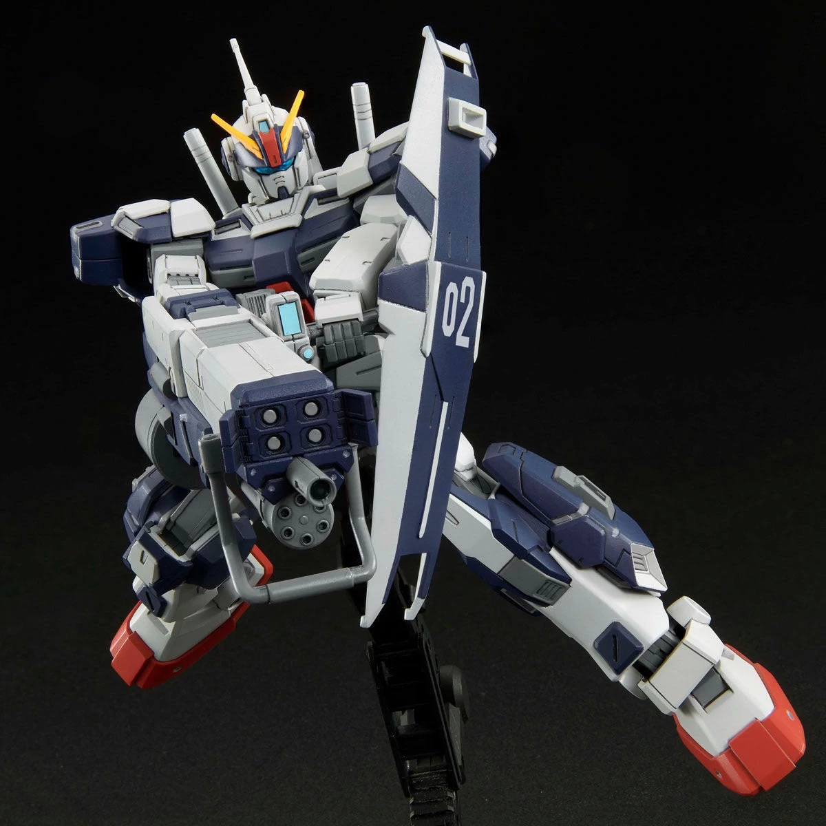 Bandai Gundam 1/144 HGUC Mobile Suit Gundam Side Story Mising Link RX-80PR-2 Pale Rider Cavalry Model Kit Exclusive - Image 4