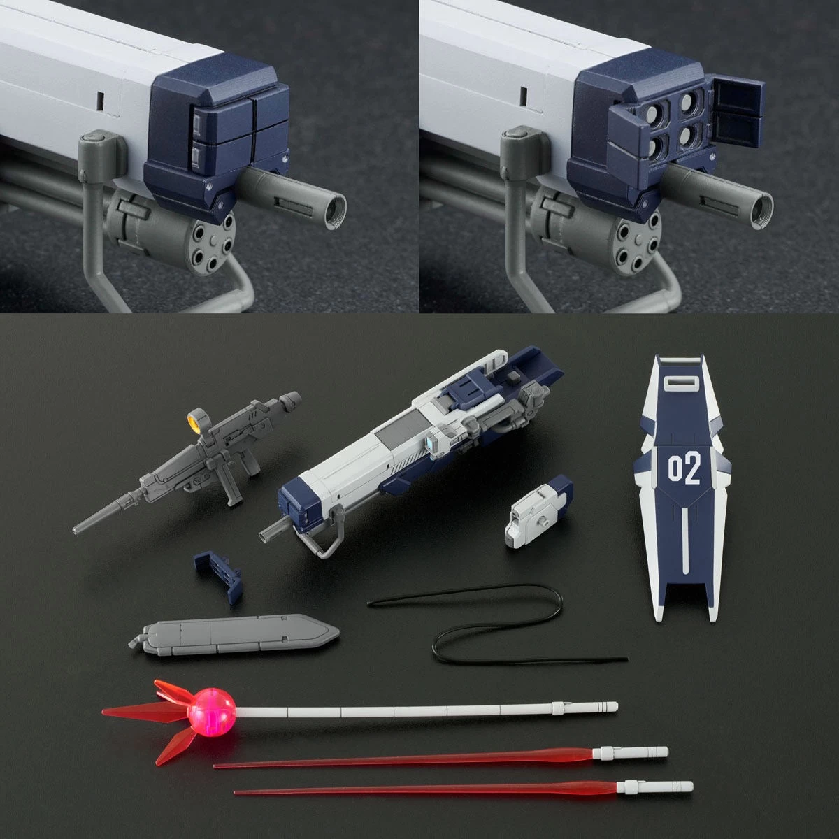 Bandai Gundam 1/144 HGUC Mobile Suit Gundam Side Story Mising Link RX-80PR-2 Pale Rider Cavalry Model Kit Exclusive - Image 6