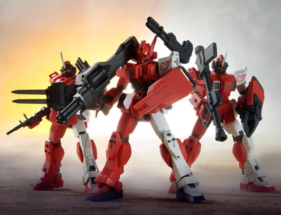 Bandai Gundam 1/144 HG Red Giant 03rd MS Team Set Model Kit Exclusive