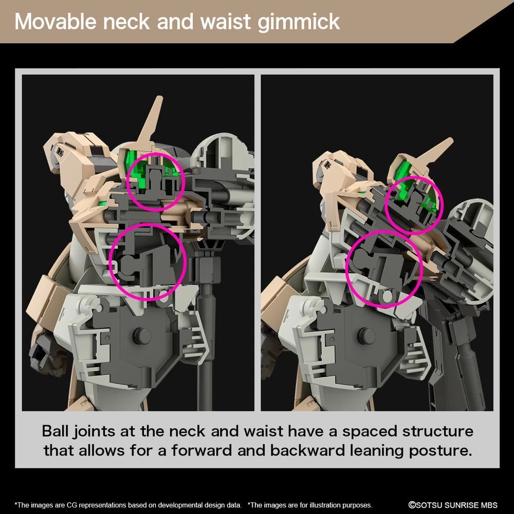 Bandai Gundam 1/144 HG WFM #23 MSJ-R122 Demi Barding Model Kit - Image 6
