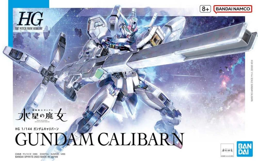 Bandai Gundam 1/144 HG WFM #26 X-EX01 Gundam Calibarn Model Kit - Image 10