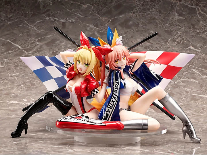 Stronger 1/7 Fate/Extra Nero Claudius & Tamamo No Mae (Type-Moon Racing Ver.) Scale Statue Figure