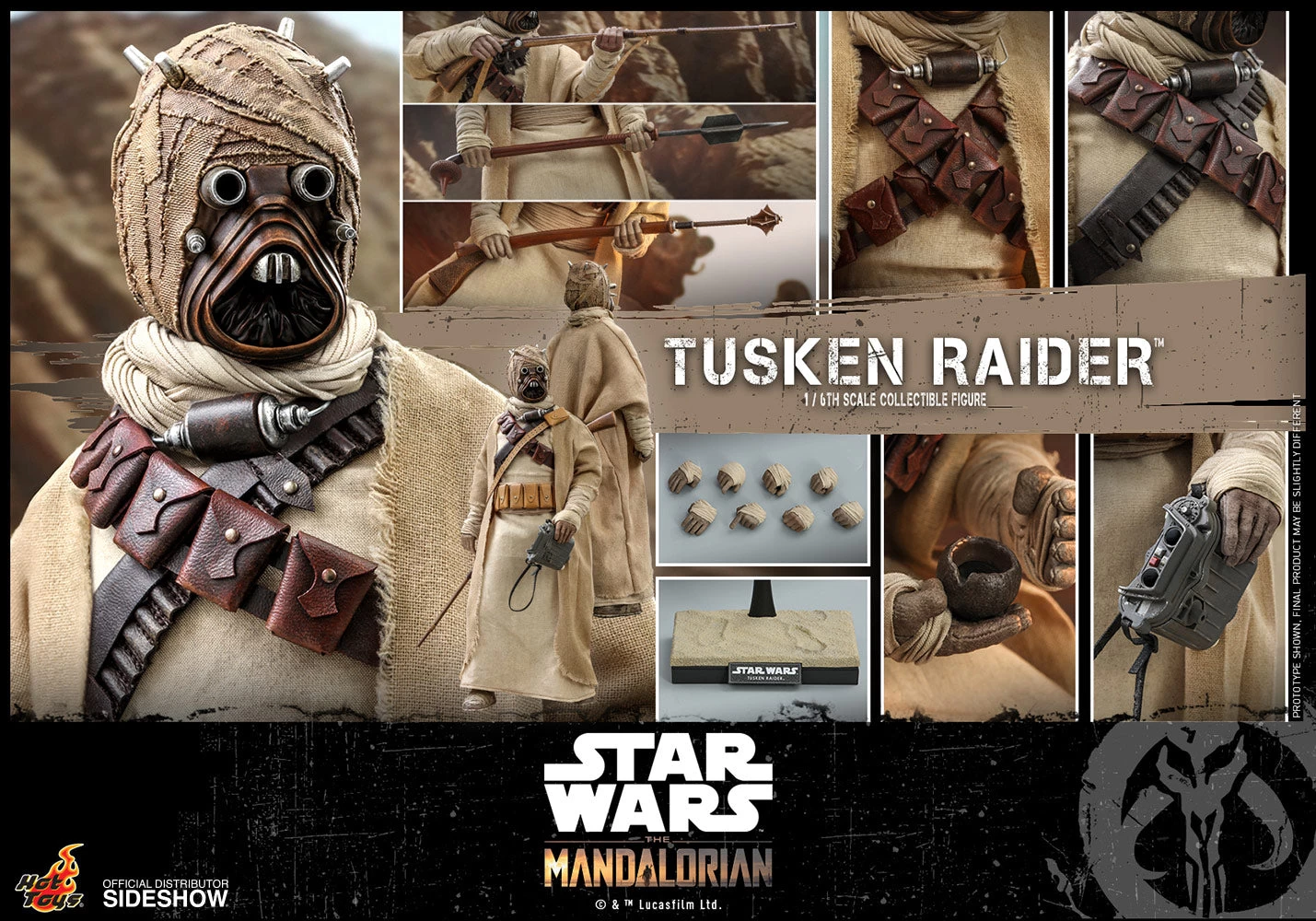 Hot Toys 1/6 Star Wars The Mandalorian Tusken Raider Sixth Scale Figure TMS028