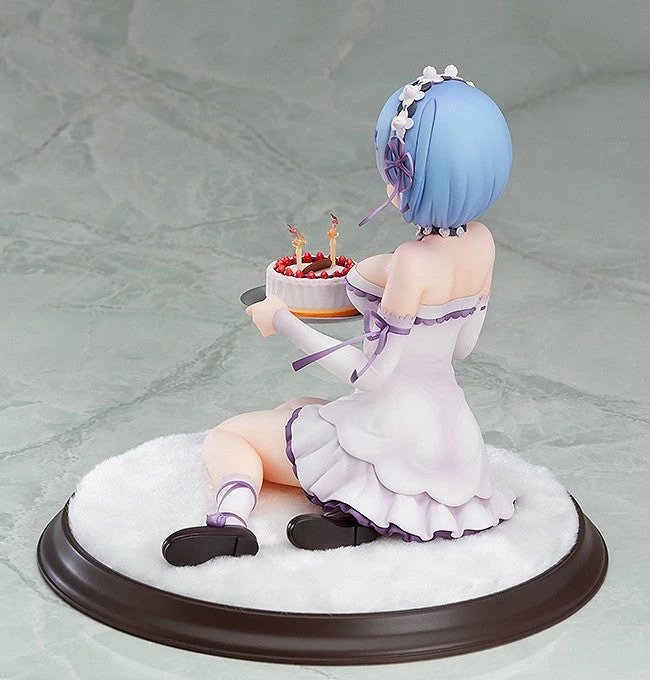 Kadokawa 1/7 RE: Zero Rem Birthday Cake Ver. Scale Statue Figure (Reissue) - Image 5