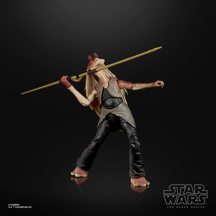 Hasbro Star Wars Black Series #01 The Phantom Menace Jar Jar Binks 6 Inch Action Figure - Image 3