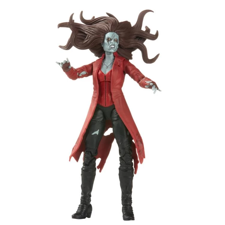 Hasbro Marvel Legends Disney+ Wave 1 Zombie Scarlet Witch (BAF Khonshu) Action Figure - Image 2