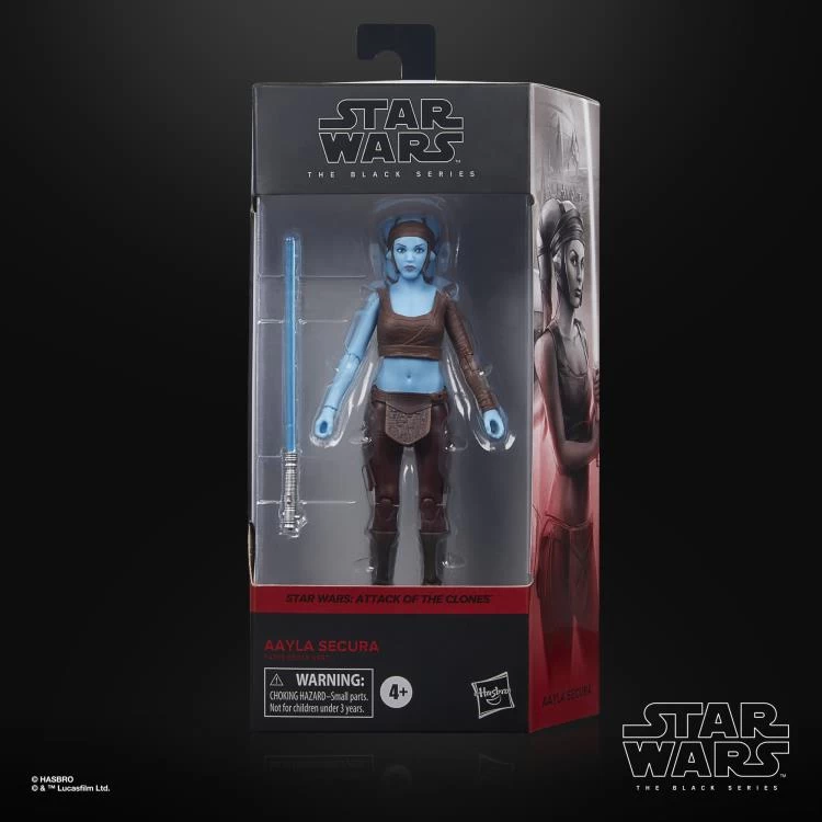 Hasbro Star Wars Black Series Attack Of The Clones #03 Aayla Secura 6 Inch Action Figure - Image 5