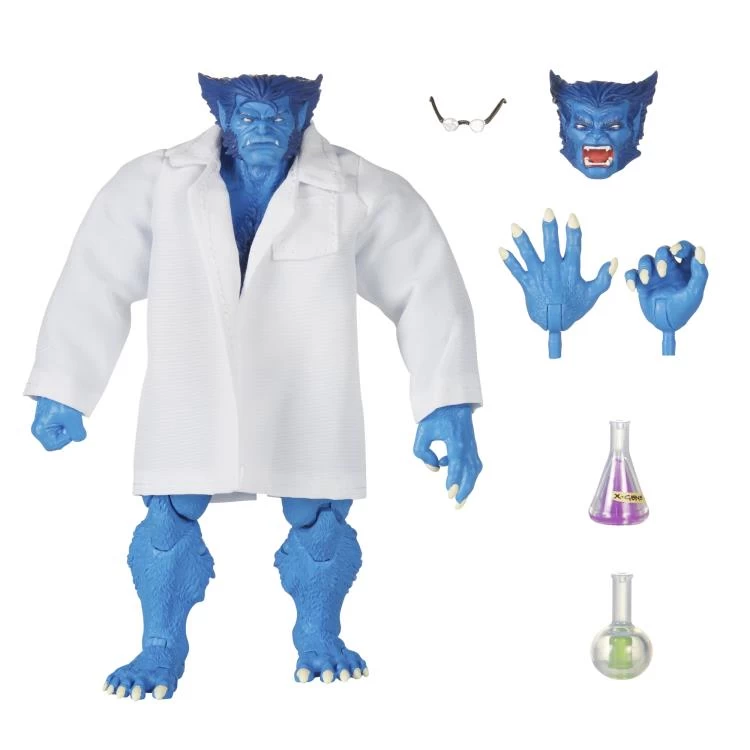 Hasbro Marvel Legends Retro Series The Uncanny X-Men Beast (Blue Lab Coat) Action Figure