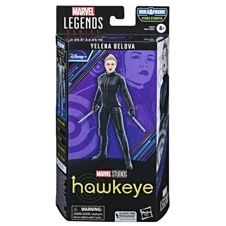 Hasbro Marvel Legends Disney+ Wave Hawkeye Yelena Belova (BAF Hydra Stomper) Action Figure - Image 6