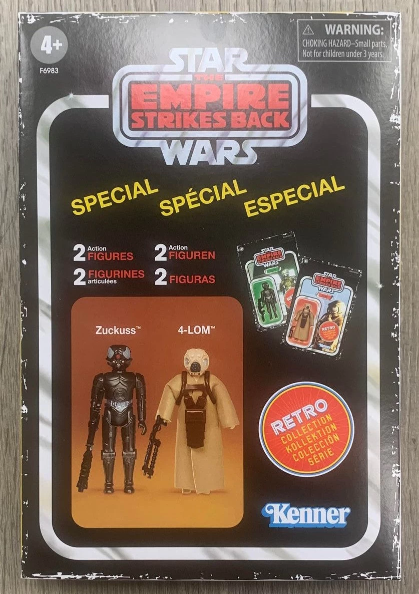 Hasbro Star Wars Retro Collection 4-Lom & Zuckuss 3.75" 2-Pack Action Figure - Image 4