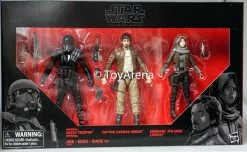Hasbro Star Wars Rogue One The Black Series 3 Pack Death Trooper Captain Cassian Andor Sergeant Jyn Erso Jedha 6 Inch Action Figure Target Exclusive