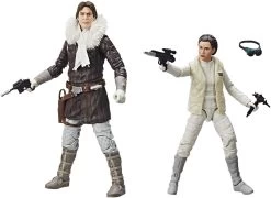Hasbro Star Wars Black Series Han Solo And Princess Leia Organa Exclusive Pack 6 Inch Action Figure