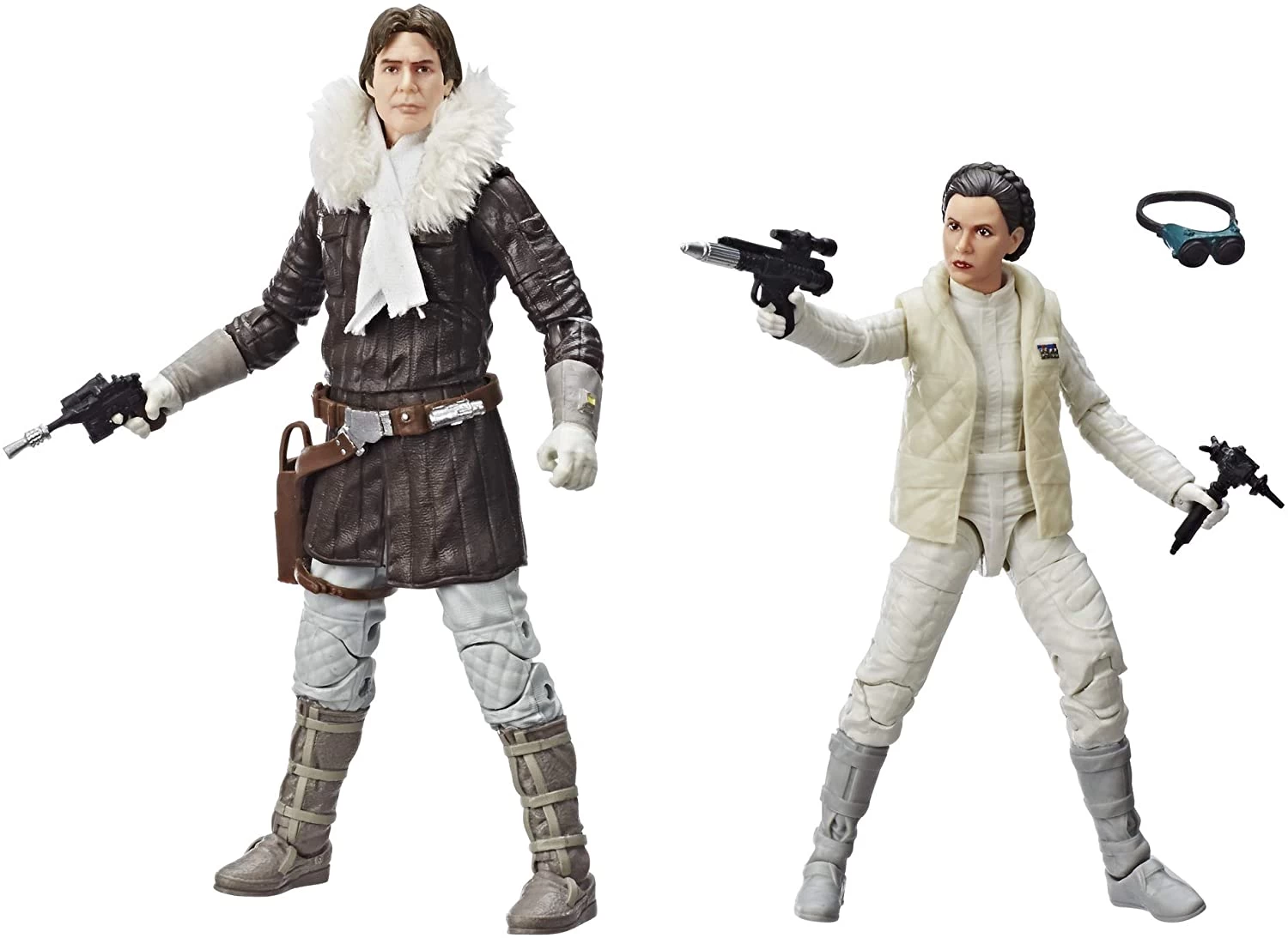 Hasbro Star Wars Black Series Han Solo And Princess Leia Organa Exclusive Pack 6 Inch Action Figure