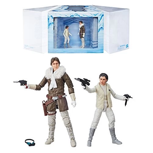 Hasbro Star Wars Black Series Han Solo And Princess Leia Organa Exclusive Pack 6 Inch Action Figure - Image 2