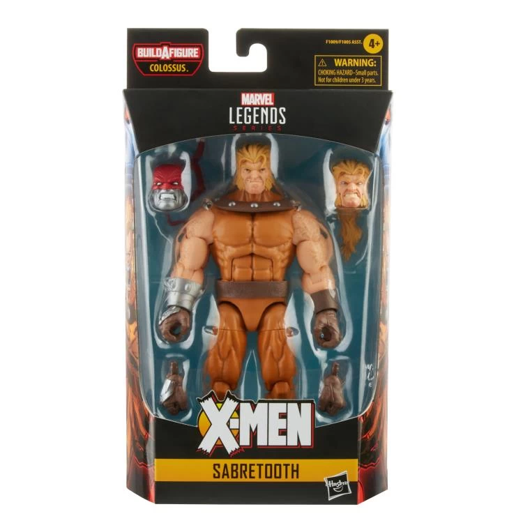 Hasbro Marvel Legends The Age Of Apocalypse Wave 2 Sabretooth (BAF Colossus) Action Figure - Image 3