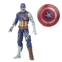 Hasbro Marvel Legends Disney+ What IF...? Wave 1 Zombie Captain America (BAF Marvel's The Watcher) Action Figure